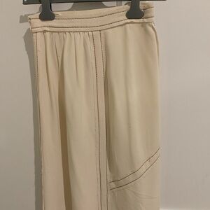 Prada Cream Maxi Skirt